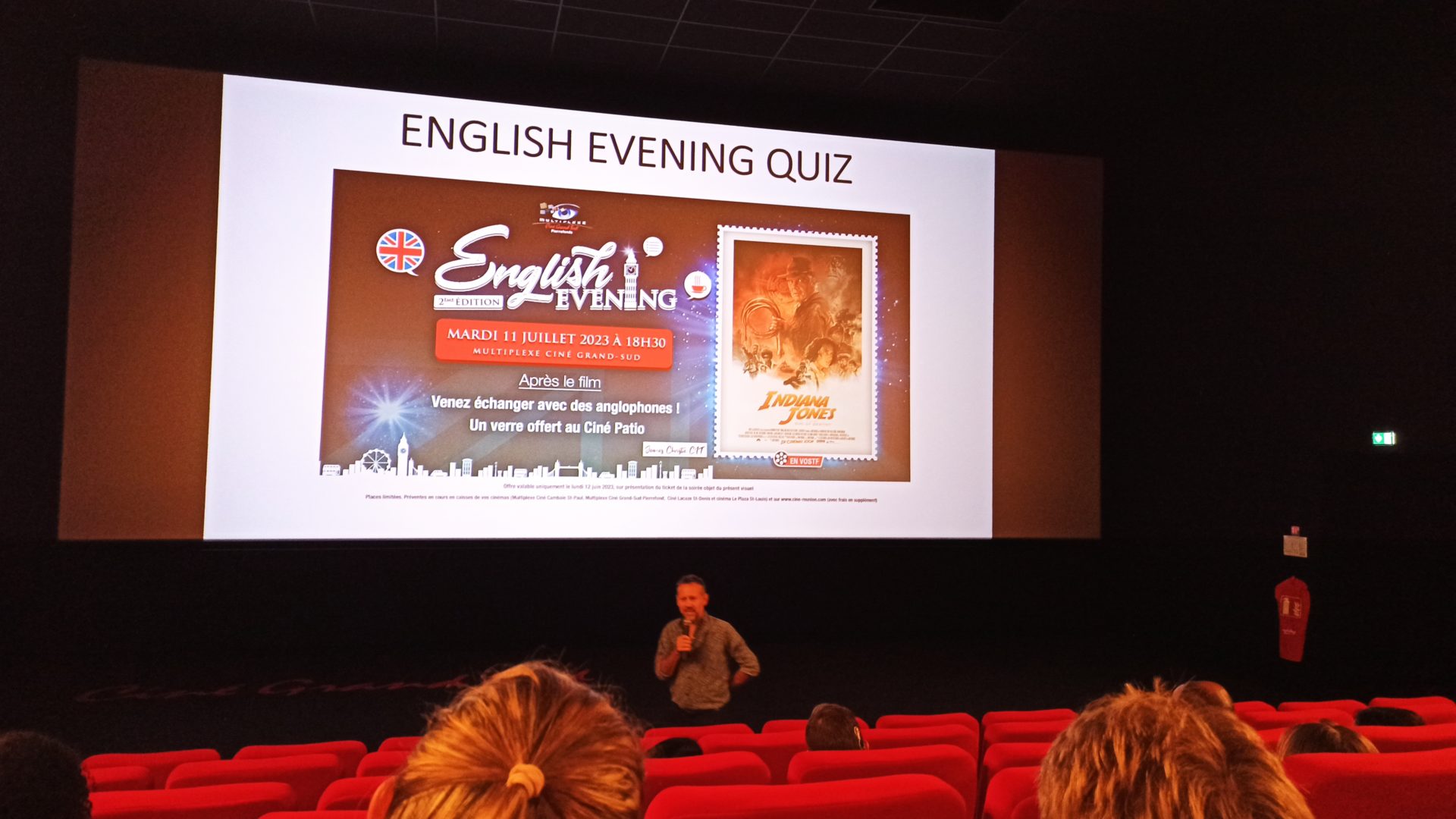 Séance English Evening quiz au cinéma Grand Sud !