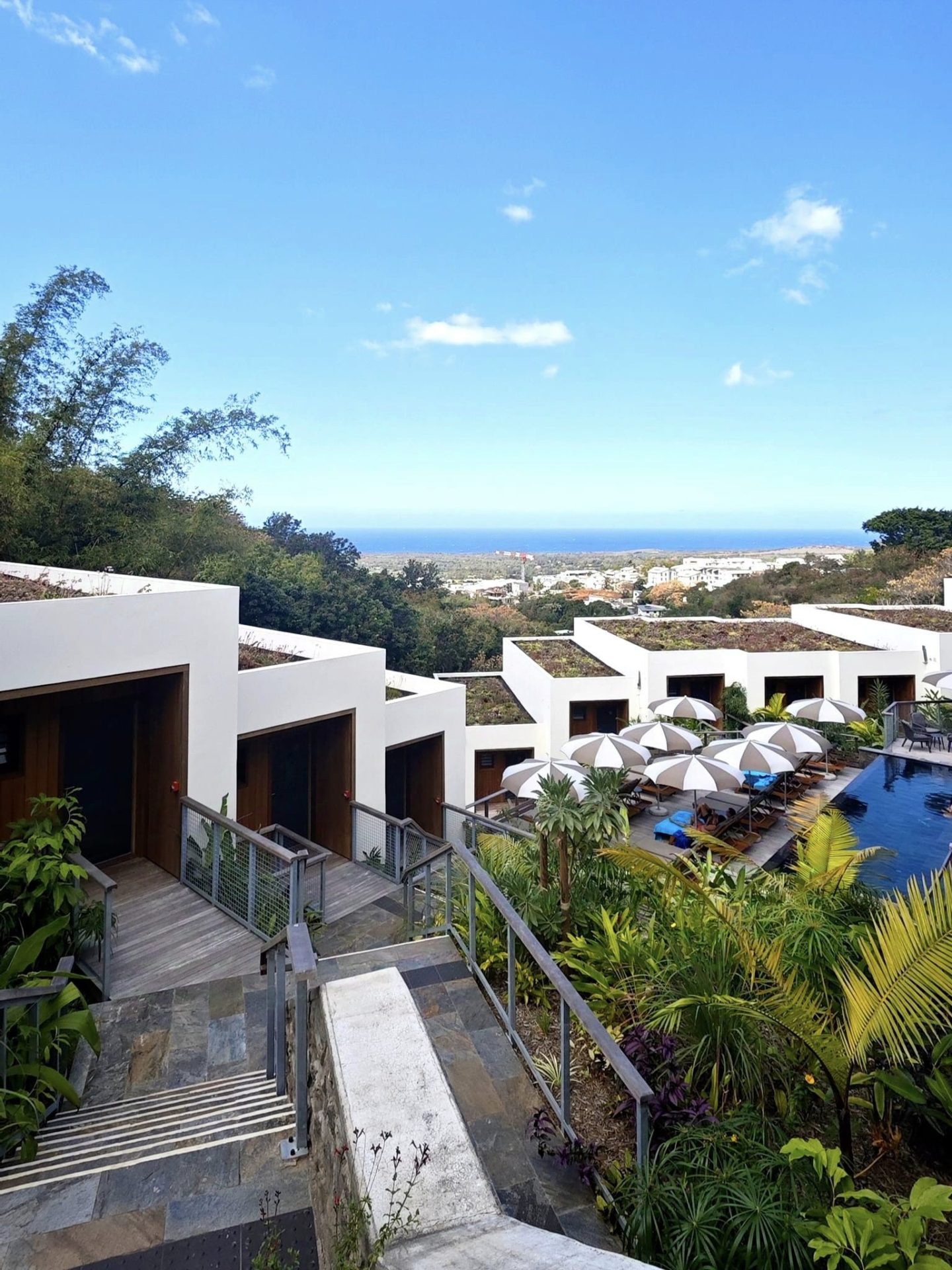 photo des chambres du Papangue hôtel & spa.